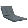 vidaXL Sonnenliege Kissen GEMERT 100 % Polyester Blau 190 x 80 x 9 cm