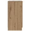 vidaXL Schuhschrank Artisan-Eiche 59x35x70 cm Holzwerkstoff