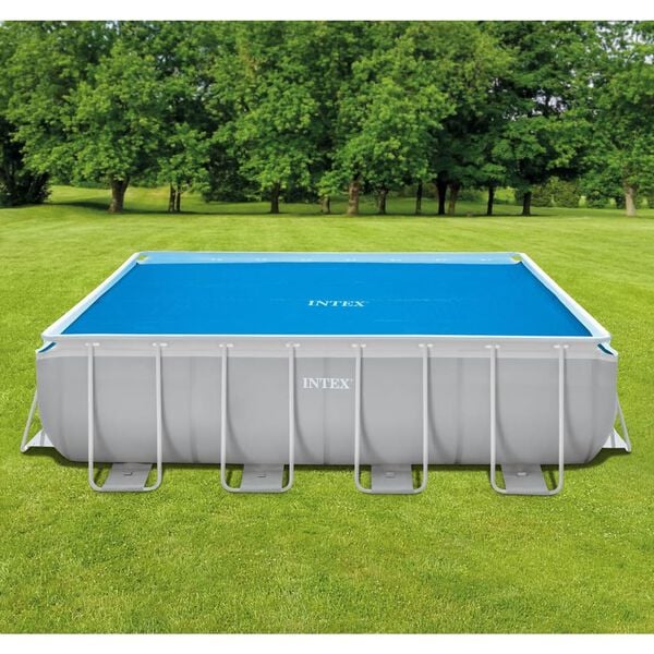 Intex Solar Poolabdeckung Blau 476x234 cm Polyethylen