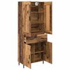 vidaXL Highboard mit Schubladen 2 pcs Altholz Holzwerkstoff