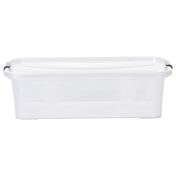 vidaXL Aufbewahrungsboxen mit Deckeln 5 Stk. Transparent 7 L