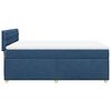 vidaXL Boxspringbett mit Matratze Blau 140x200 cm Stoff