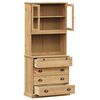 vidaXL Highboard VIGO 80x40x176 cm Massivholz Kiefer