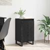 vidaXL Sideboard Schwarz Eichen-Optik 40 x 35 x 70 cm Holzwerkstoff