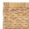 vidaXL Aufbewahrungsk&ouml;rbe 3 pcs Natur 40 x 30 x 18 cm Wasserhyazinthe