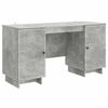 vidaXL Schreibtisch Betongrau Holzwerkstoff 142,5 x 50 x 75 cm