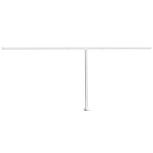 vidaXL St&uuml;tzen f&uuml;r Markisen Wei&szlig; 600x245 cm Eisen