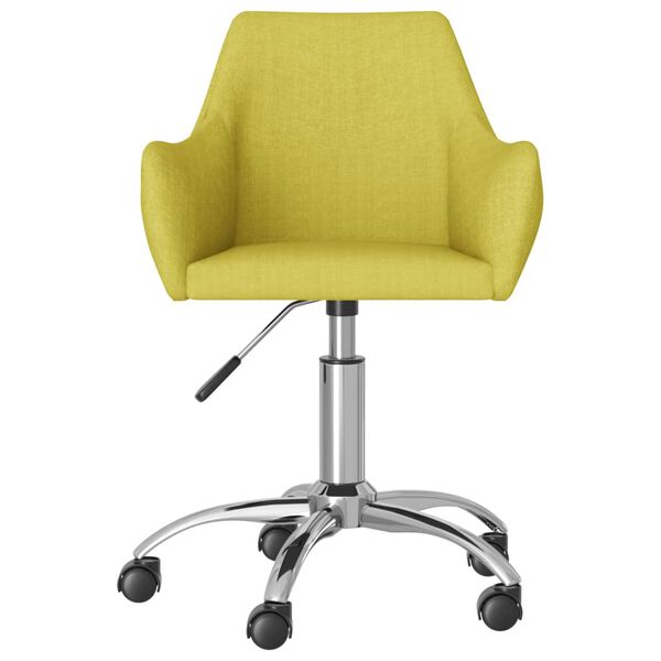 vidaXL B&uuml;rostuhl Drehbar Gr&uuml;n Stoff