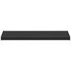 vidaXL Fensterbank Schwarz mit Holzmaserung 80 x 40 x 4,5 cm PVC