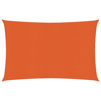 vidaXL Sonnensegel 160 g/m² Orange 2,5x4 m HDPE