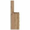 vidaXL Hochboard Eiche handwerklich 40 x 41 x 135 cm Holzwerkstoff