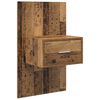 vidaXL Nachttisch 2 pcs Altholz 50 x 32,5 x 80cm Holzwerkstoff