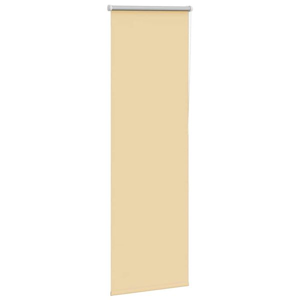vidaXL Verdunkelungsrollo Beige 55x150cm Stoffbreite 50,7 cm Polyester