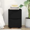 vidaXL Nachttisch Schwarz 30,5 x 30 x 43 cm Holzwerkstoff