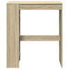 vidaXL Bartisch mit Regal Sonoma-Eiche 90x40x103,5 cm Holzwerkstoff
