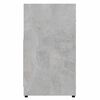 vidaXL Badezimmerschrank Betongrau 60x33x61 cm Holzwerkstoff
