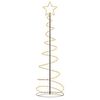 vidaXL LED Weihnachtsbaum 120 LEDs Warmwei&szlig; 180 cm
