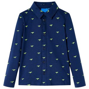 vidaXL Kinderhemd Marineblau 92
