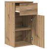 vidaXL Sideboard mit Schubladen Artisan-Eiche 38 x 34 x 75 cm