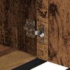 vidaXL Badezimmerm&ouml;bel-Set mit Regal 2 pcs Altholz Holzwerkstoff