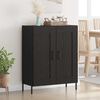 vidaXL Sideboard Schwarz Eichen-Optik 69,5 x 34 x 90 cm