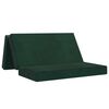 vidaXL Klappsofa Bett 120 x 67 x 45 cm Dunkelgr&uuml;n