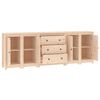 vidaXL Sideboard 230x35x80 cm Massivholz Kiefer