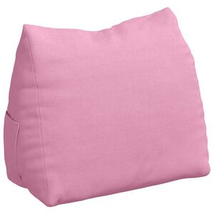 vidaXL R&uuml;ckenkissen Rosa 45 x 20 x 35 cm Stoff