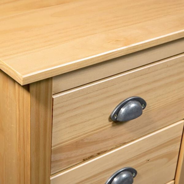 vidaXL Sideboard Hill 46x35x80 cm Massivholz Kiefer