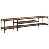 vidaXL TV-Schr&auml;nk Altholz 201 x 35 x 45 cm Verbundholz und Eisen