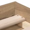 vidaXL Bettgestell ohne Matratze Artisan-Eiche 140x200cm Holzwerkstoff