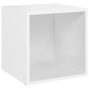 vidaXL TV-Schrank Wei&szlig; 37x35x37 cm Holzwerkstoff