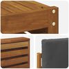 vidaXL Sofagarnituren 6 pcs Natur und Anthrazit Massivholz Akazie