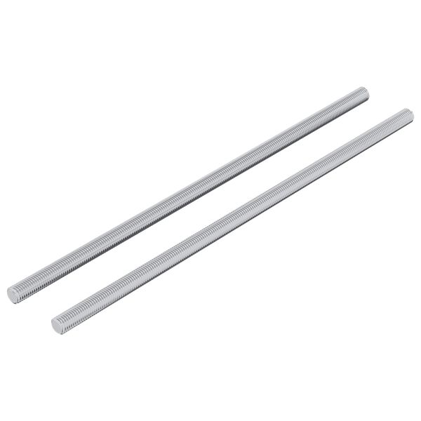 vidaXL Gewindestange 2 pcs Silber 6 x 170 mm Stahl