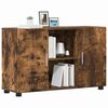 vidaXL Sideboard Ger&auml;ucherte Eiche 88,5 x 30,5 x 55,5 cm Holzwerkstoff