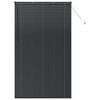 vidaXL Venezianische Jalousien Schwarz 220 x 130 cm Aluminium