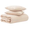 vidaXL Bettw&auml;sche-Set 2 stk. 200 x 200 cm Kapok und Polyester Beige