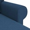 vidaXL Sofa Blau Gesamtabmessungen: 245 x 138 x 80 cm (B x T x H) Samt