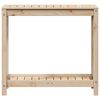 vidaXL Pflanztisch mit Ablage 82,5x35x75 cm Massivholz Kiefer