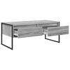 vidaXL Couchtisch Graues Sonoma 100 x 46 x 40 cm Holzwerkstoff