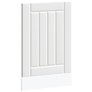 vidaXL Geschirrsp&uuml;lerblende Lucca Wei&szlig; Holzwerkstoff