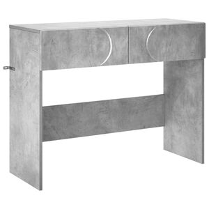 vidaXL Konsolentisch Betongrau 96,5 x 38 x 75 cm Holzwerkstoff