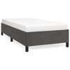 vidaXL Bettgestell ohne Matratze Dunkelgrau 80x200 cm Samt