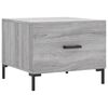 vidaXL Couchtische 2 Stk. Grau Sonoma 50x50x40 cm Holzwerkstoff