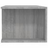 vidaXL TV-Schrank mit LED-Leuchten Grau Sonoma 135x39x30 cm