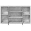 vidaXL Sideboard Betongrau 120x30x75 cm Holzwerkstoff