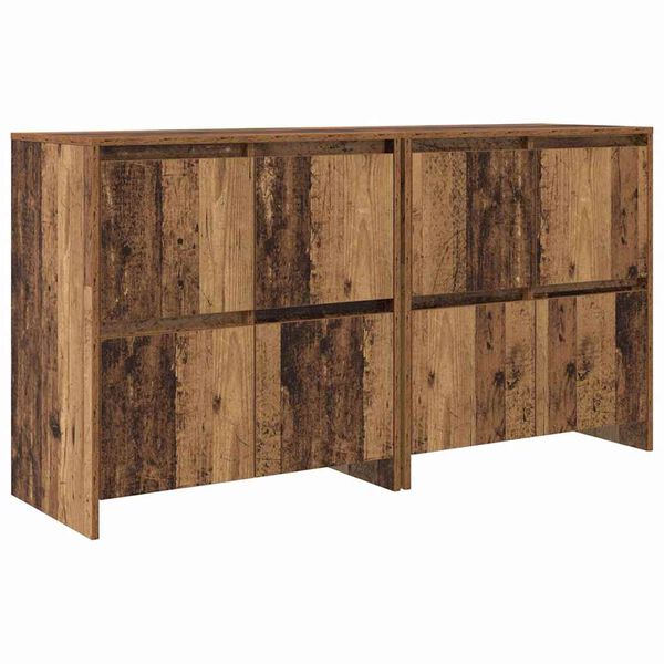 vidaXL Sideboards 2 pcs Altholz 70 x 41 x 75 cm Holzwerkstoff