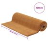 vidaXL Fu&szlig;matte Natur 80x100 cm Kokosfaser Getuftet