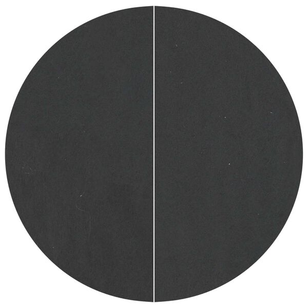 vidaXL Bodenfolie f&uuml;r Pools Schwarz &Oslash; 244 cm Vliesstoff