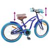 vidaXL Kinderfahrrad 18 Zoll f&uuml;r 5-7 Jahre alt Dunkelblau